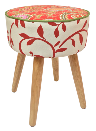hocker rot weiß